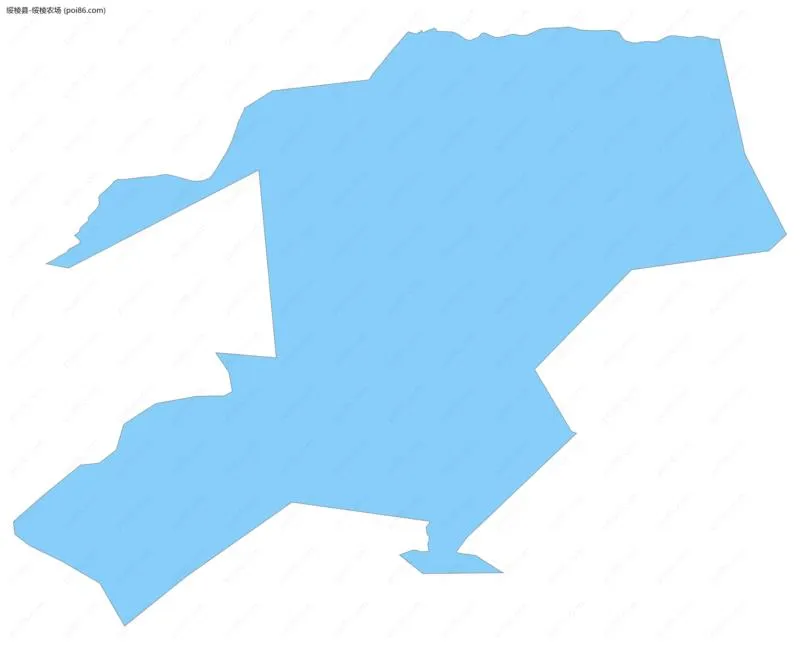 绥棱农场边界地图