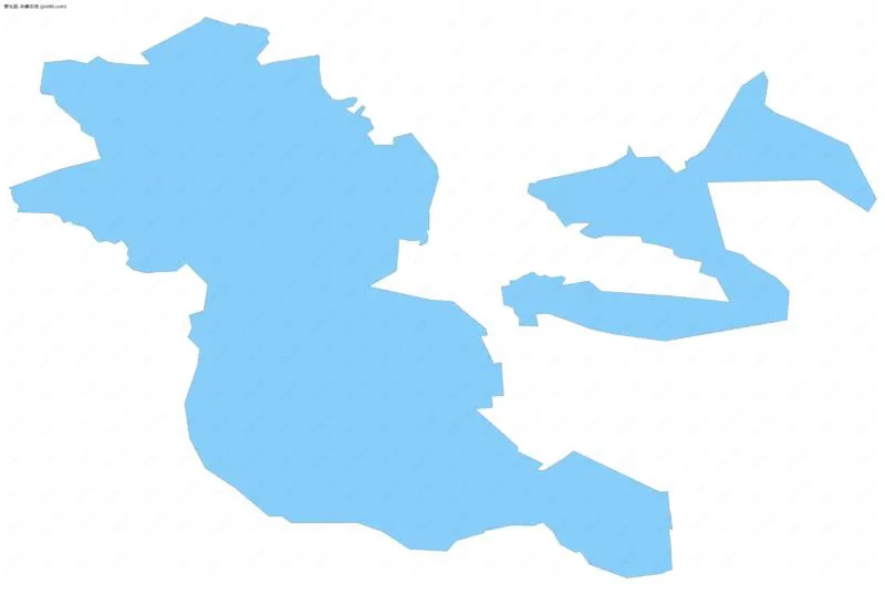 共青农场边界地图