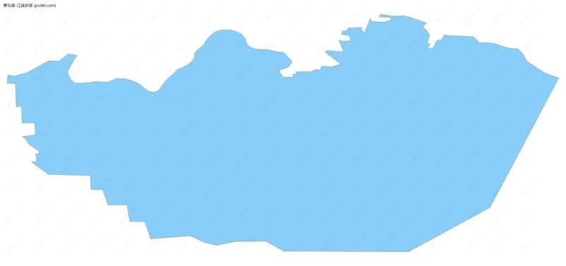 江滨农场边界地图