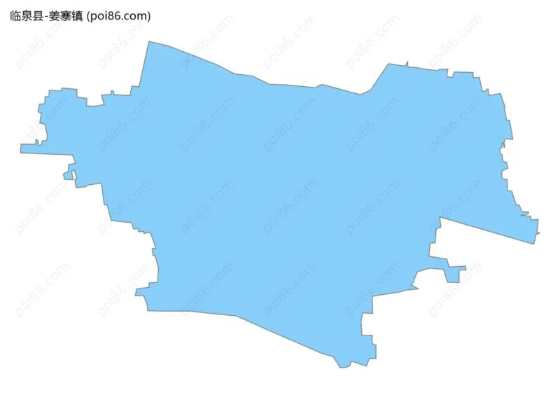 姜寨镇边界地图