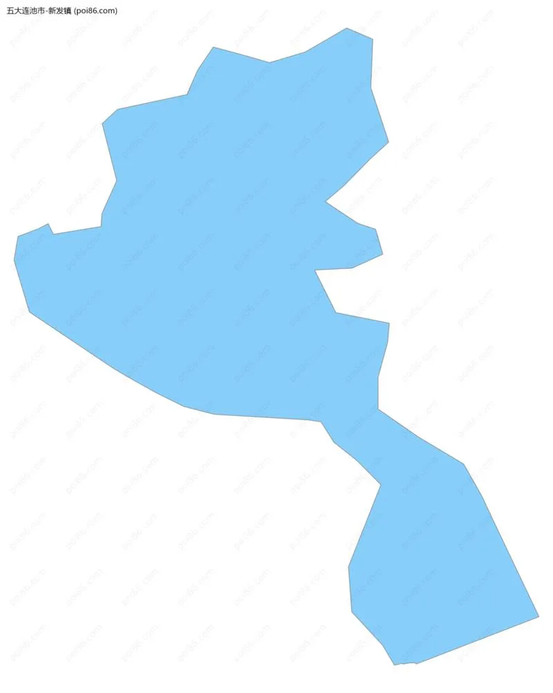 新发镇边界地图