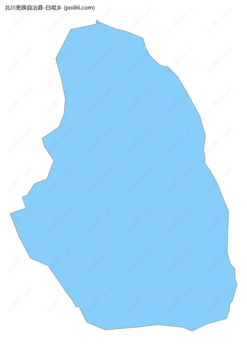 白坭乡边界地图