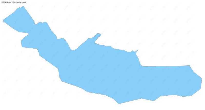 中心河乡边界地图
