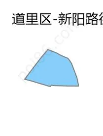 新阳路街道边界地图