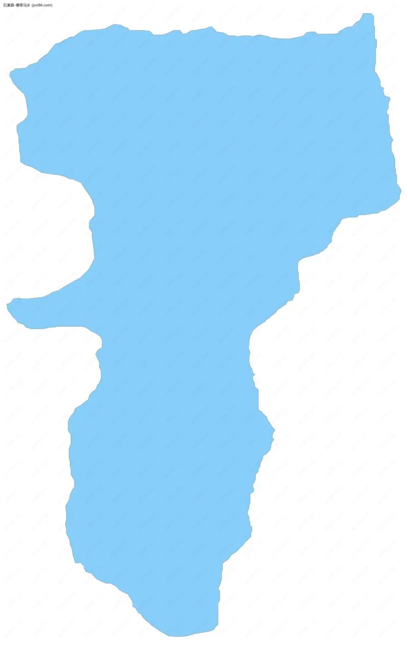 德荣马乡边界地图