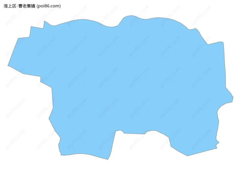 曹老集镇边界地图