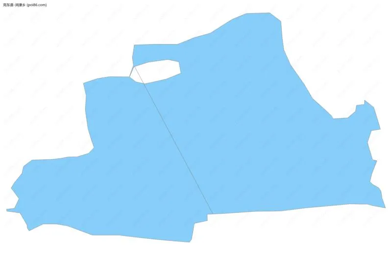 润津乡边界地图