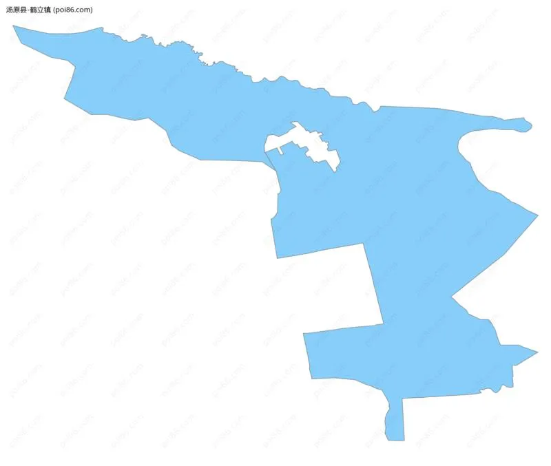 鹤立镇边界地图