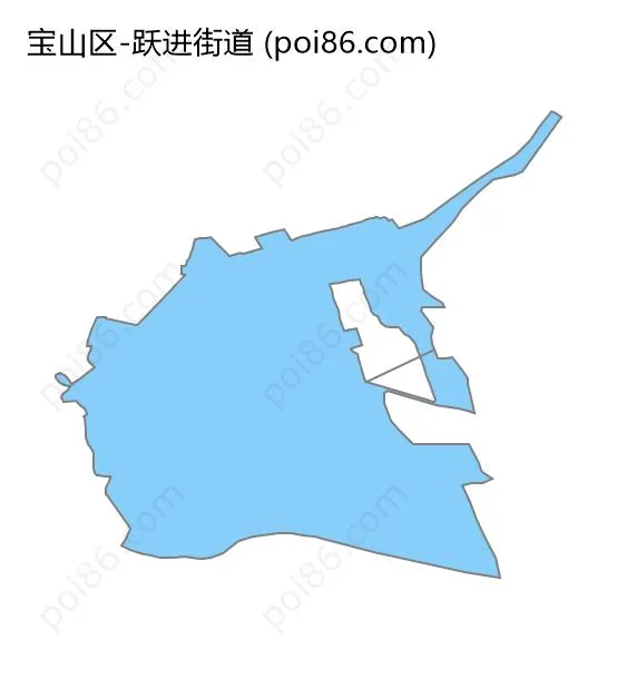 跃进街道边界地图