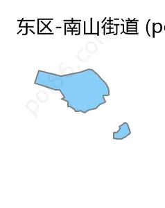 南山街道边界地图