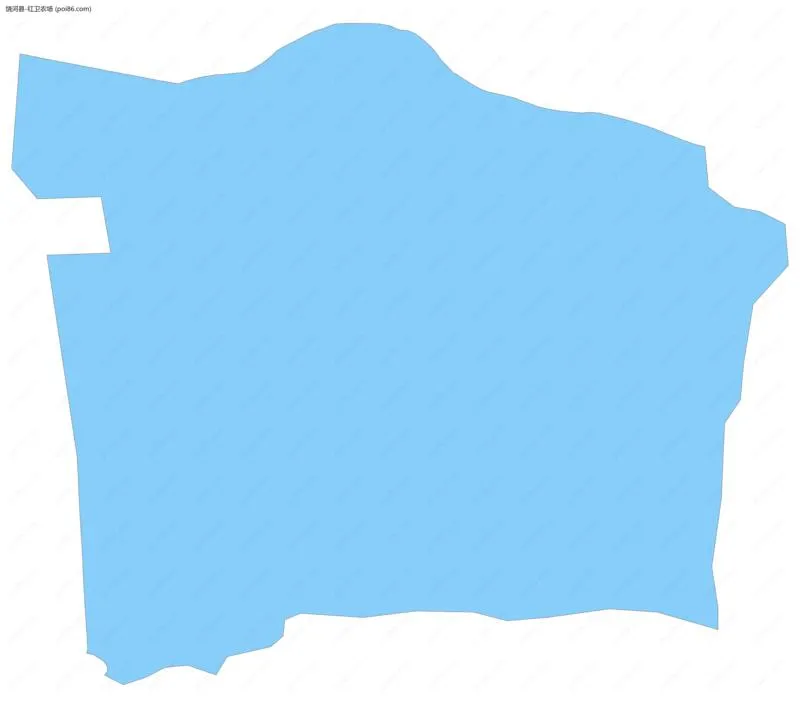 红卫农场边界地图