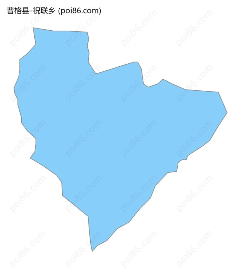 祝联乡边界地图