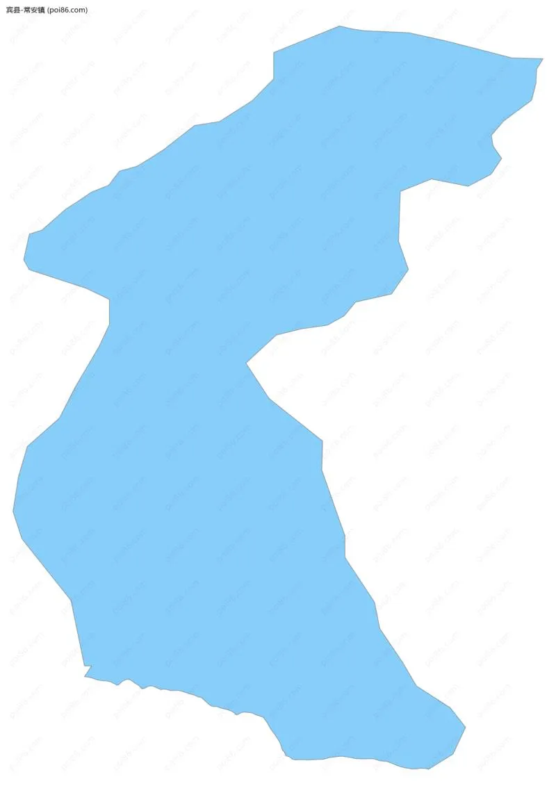 常安镇边界地图