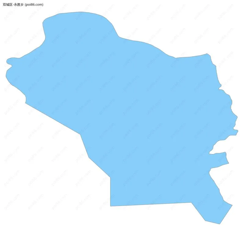 永胜乡边界地图