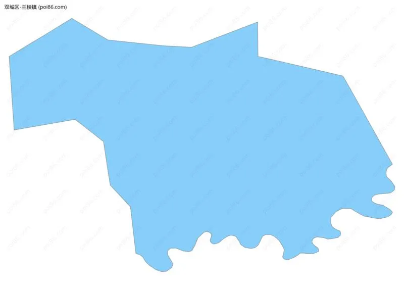兰棱镇边界地图