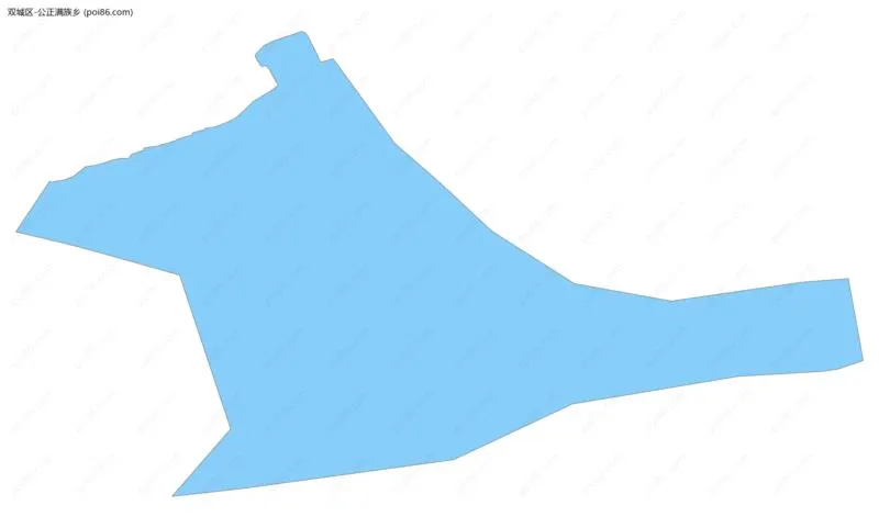 公正满族乡边界地图