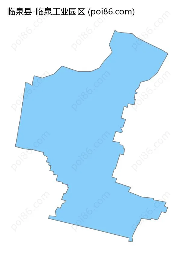临泉工业园区边界地图