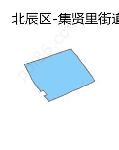 集贤里街道边界地图