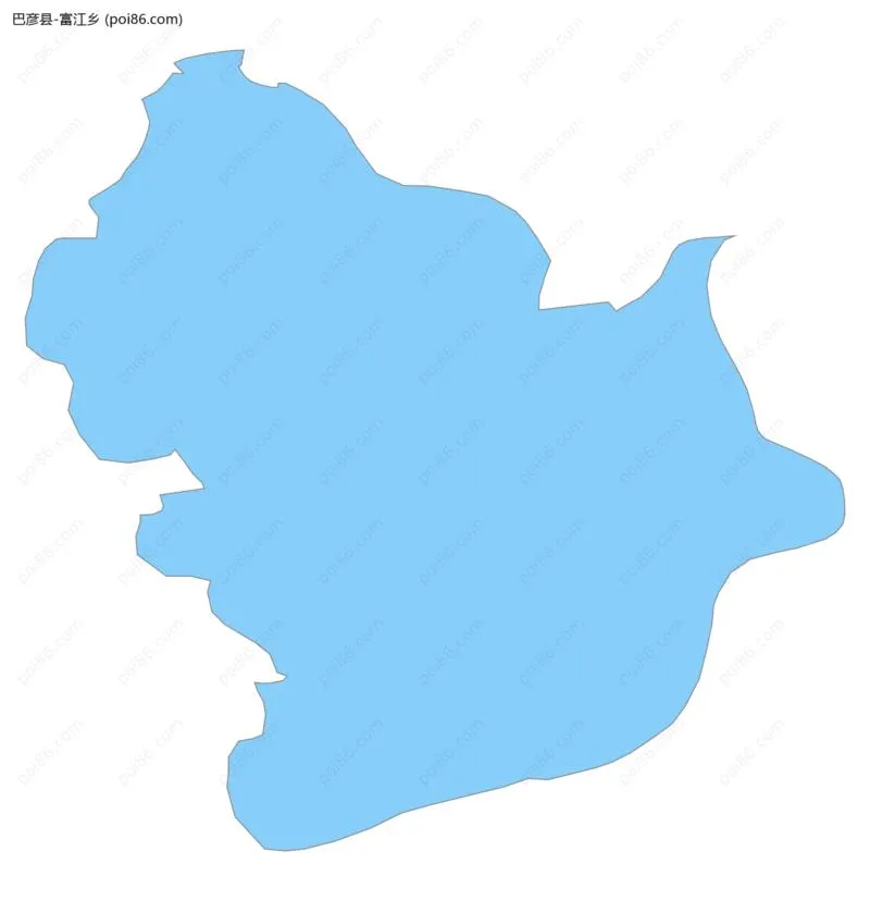 富江乡边界地图