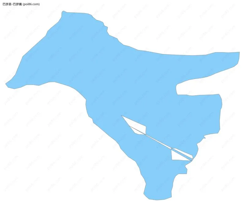 巴彦镇边界地图