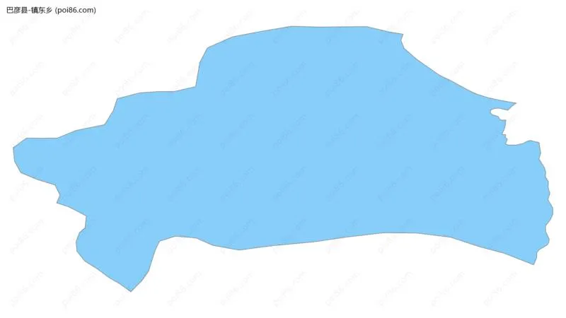 镇东乡边界地图