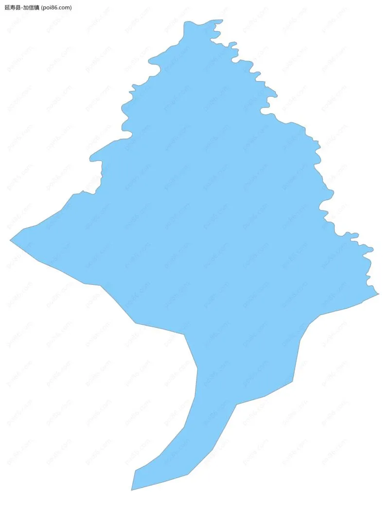 加信镇边界地图