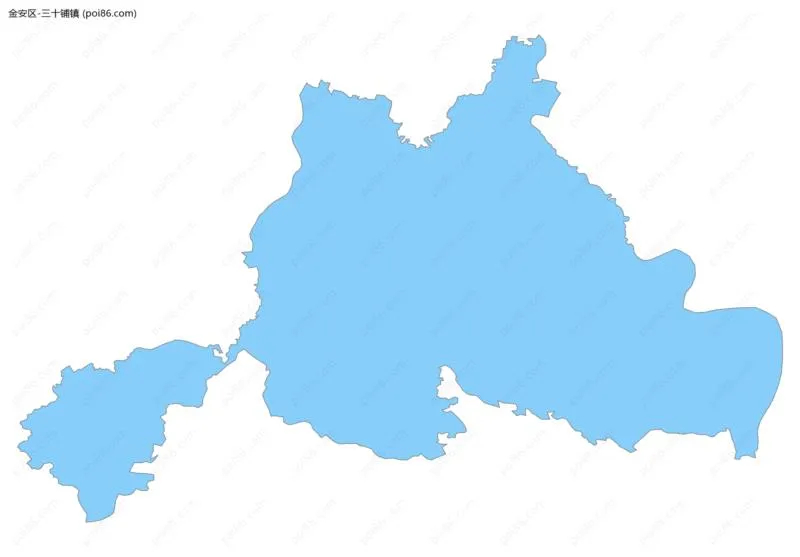 三十铺镇边界地图