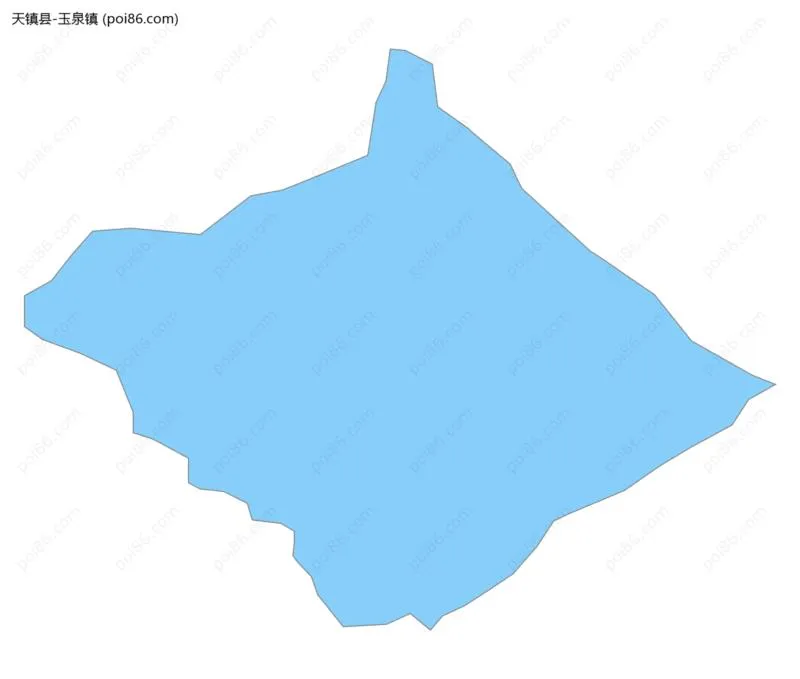 玉泉镇边界地图