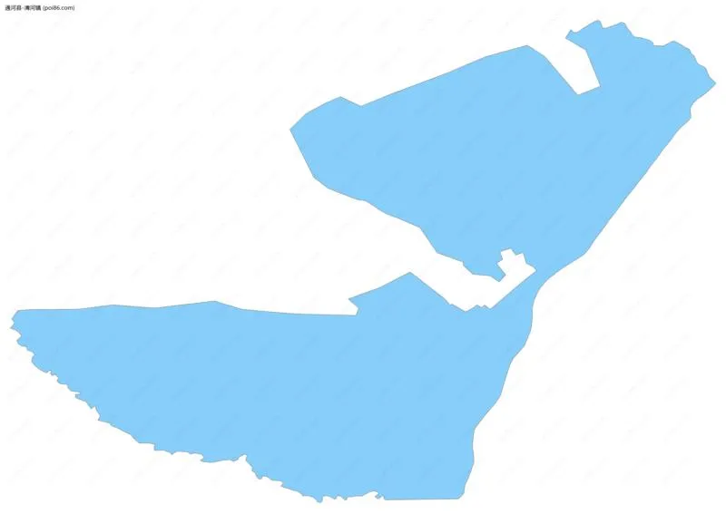 清河镇边界地图