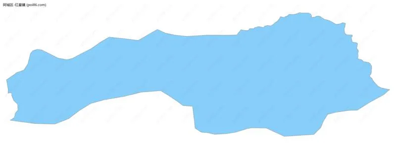 红星镇边界地图