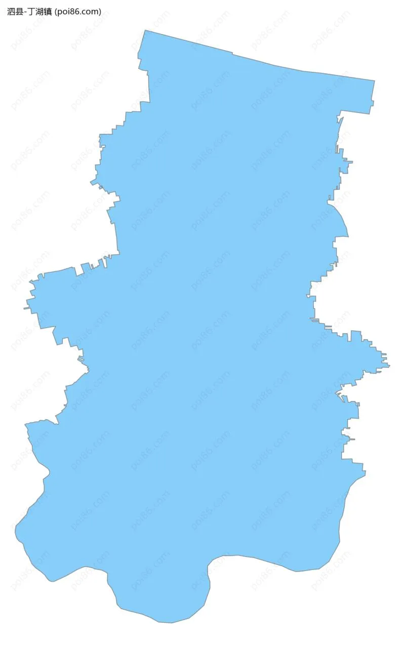 丁湖镇边界地图