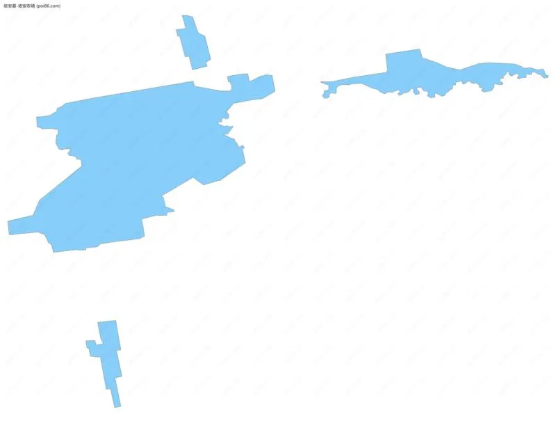 依安农场边界地图