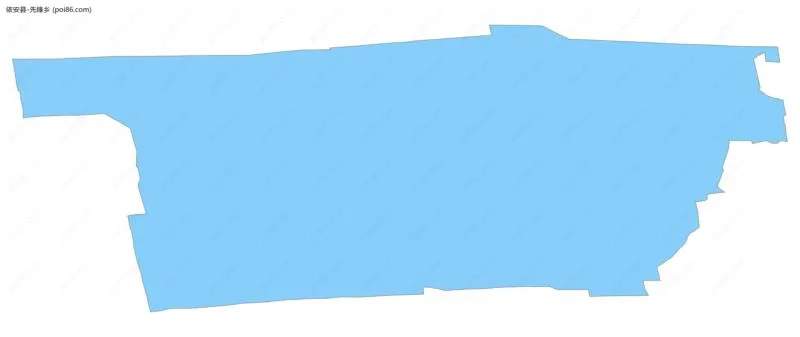 先锋乡边界地图