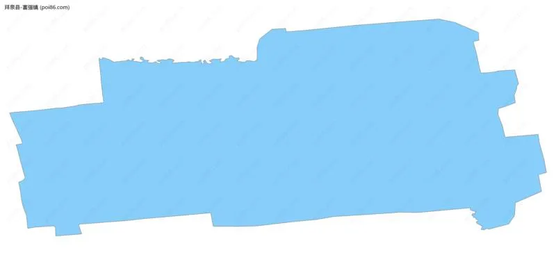 富强镇边界地图