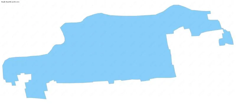 克山农场边界地图