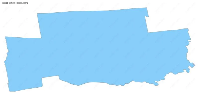 太东乡边界地图