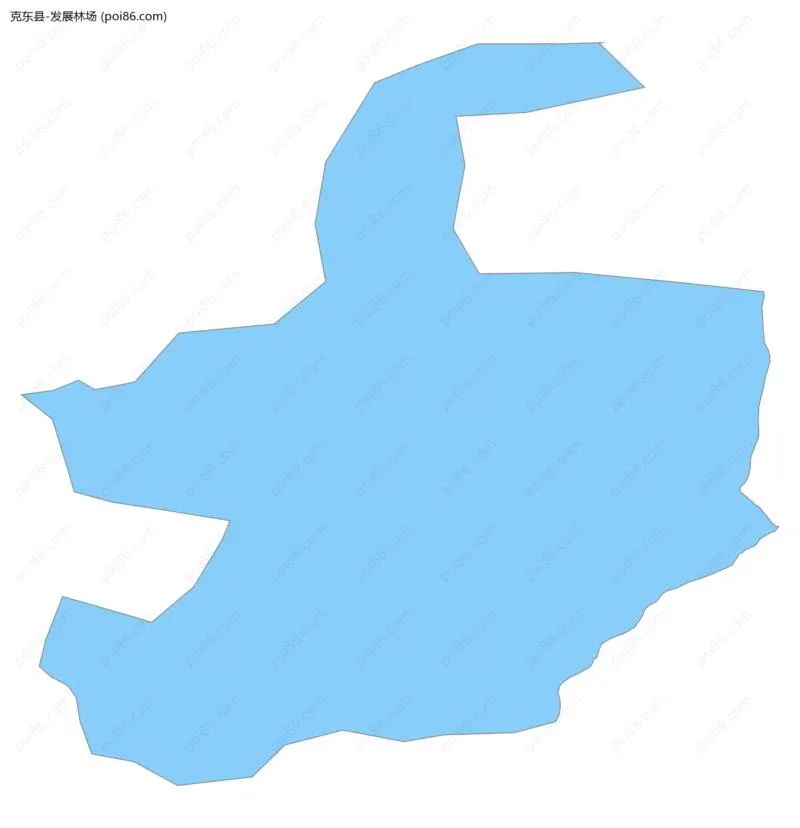 发展林场边界地图