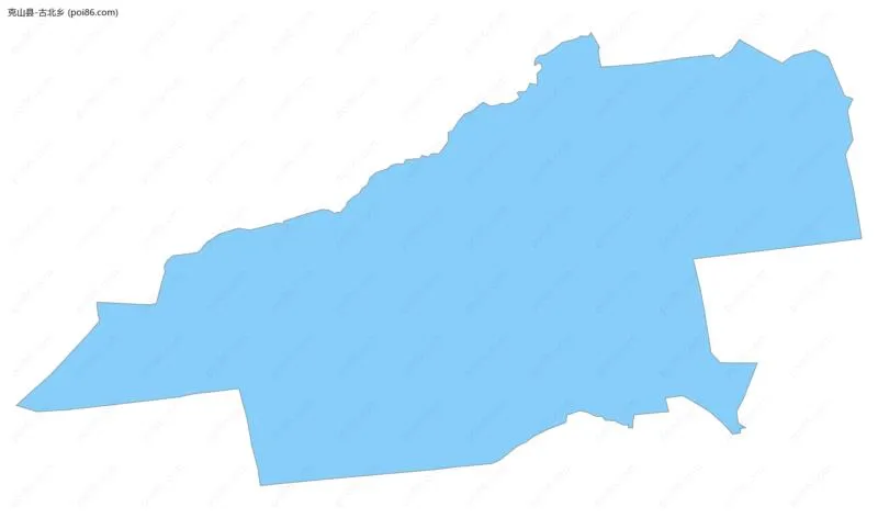 古北乡边界地图