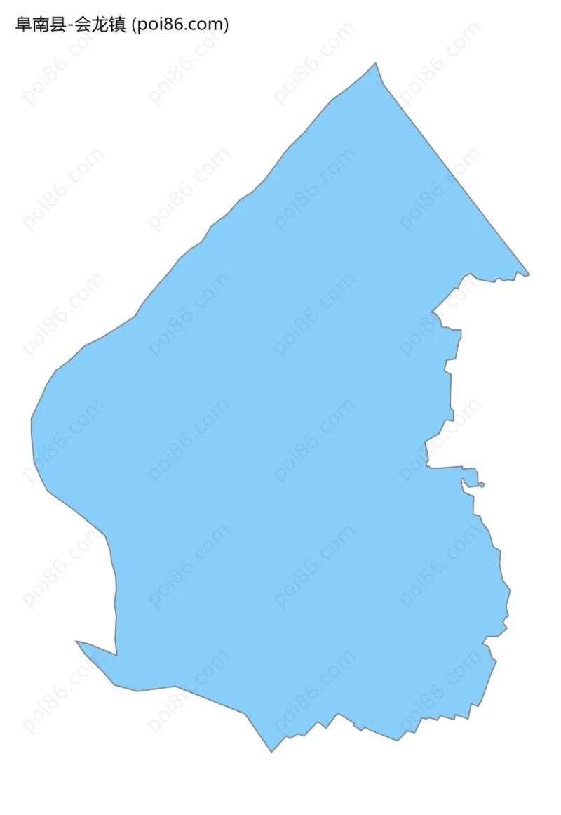 会龙镇边界地图