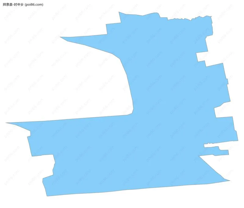 时中乡边界地图