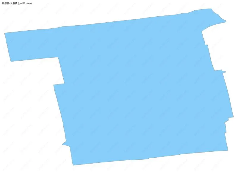 长春镇边界地图