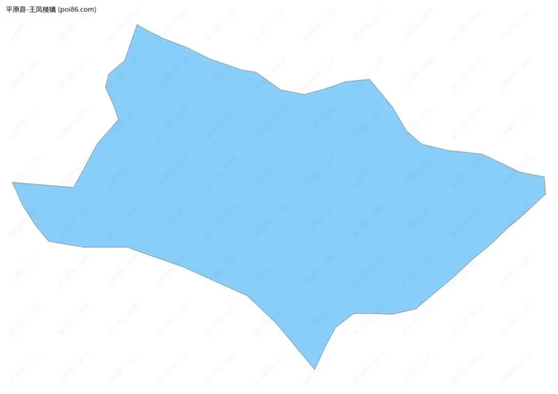 王凤楼镇边界地图