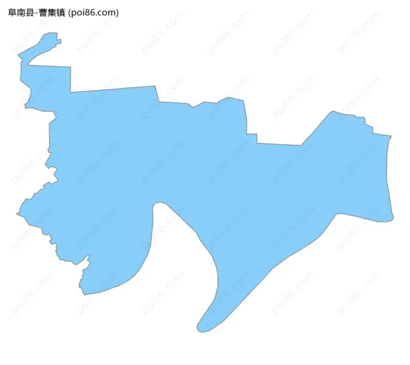 曹集镇边界地图