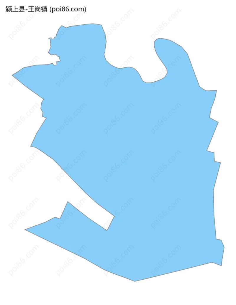 王岗镇边界地图