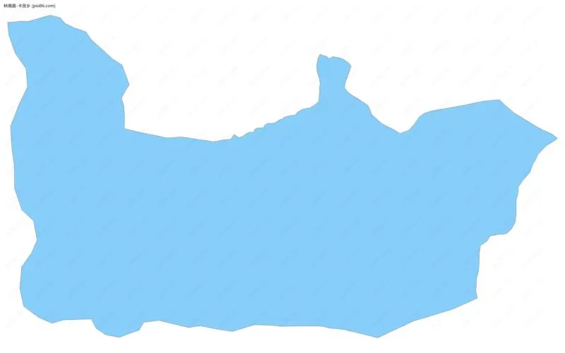 卡孜乡边界地图