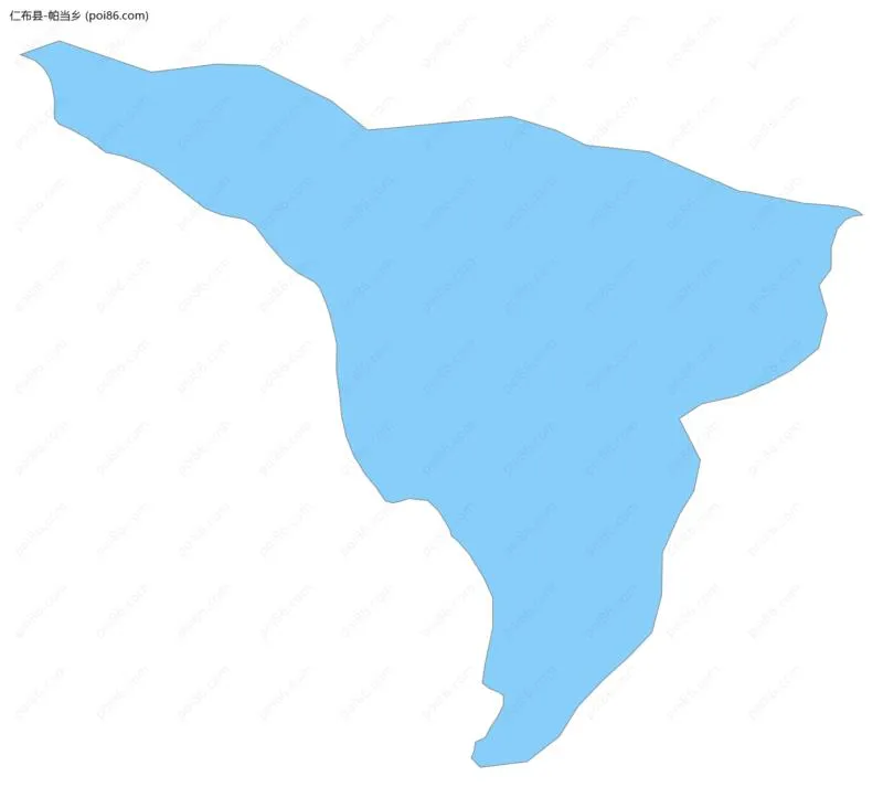 帕当乡边界地图