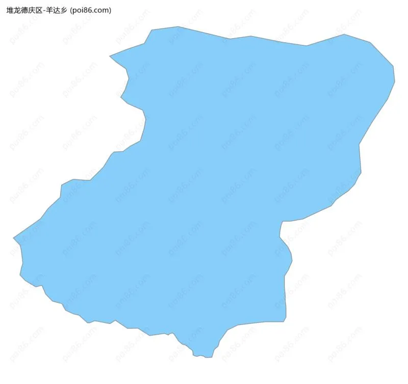 羊达乡边界地图