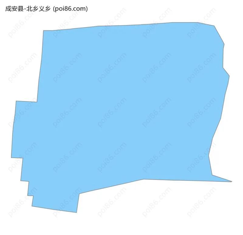 北乡义乡边界地图