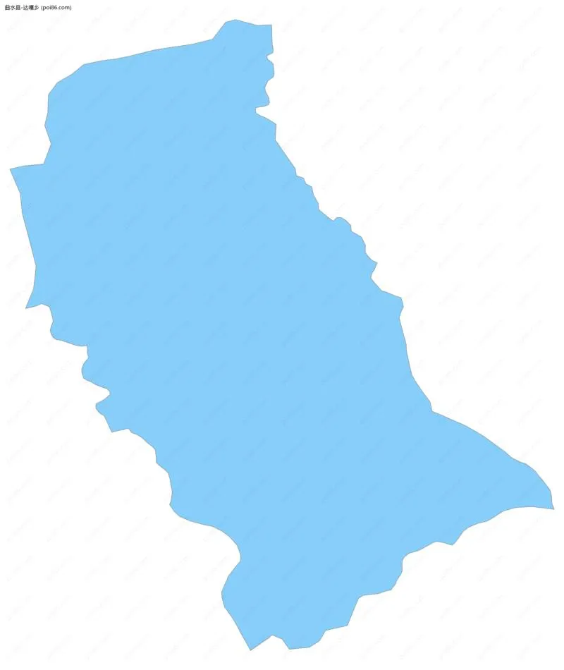 达嘎乡边界地图