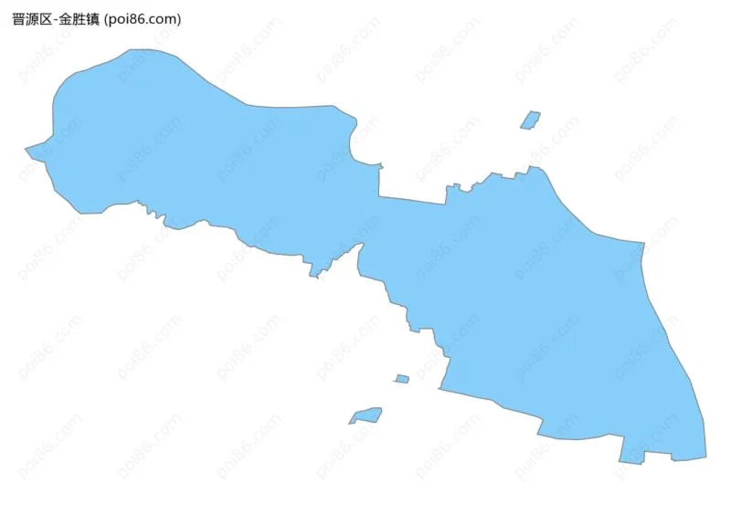 金胜镇边界地图